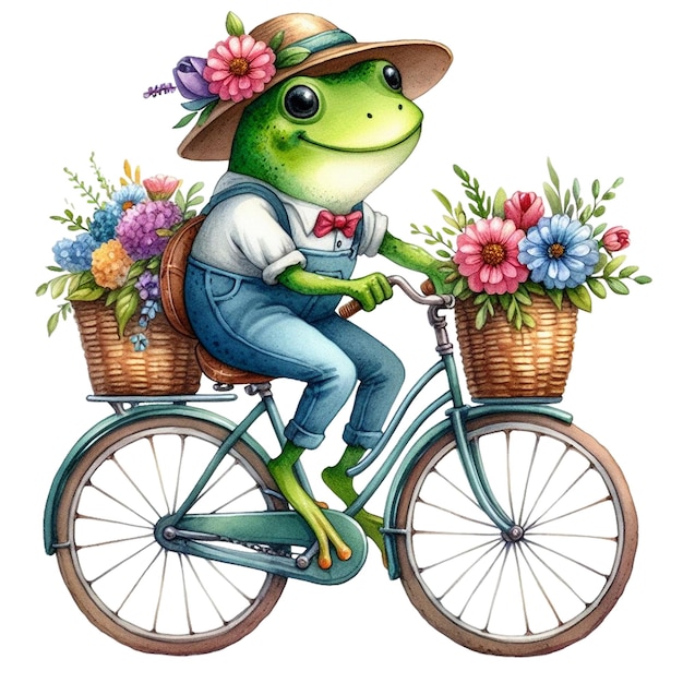 Animal Bicycle with Flowers