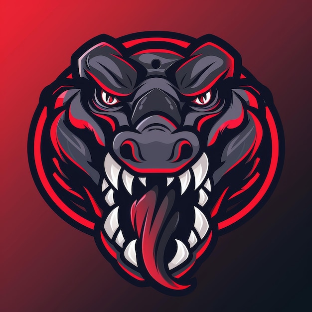 Photo animal esports logo animal mascot logo