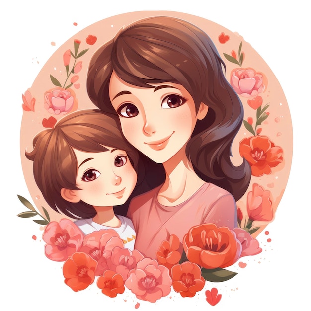 Animanyx Clipart Loving and Kawaii Mom