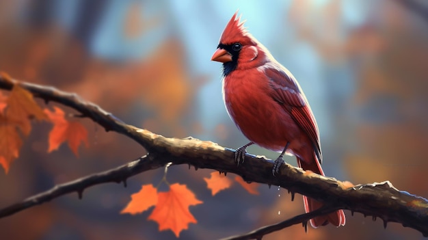 animated bird HD 8K wallpaper Stock Photographic Image