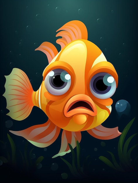 Animated gold fish 3D