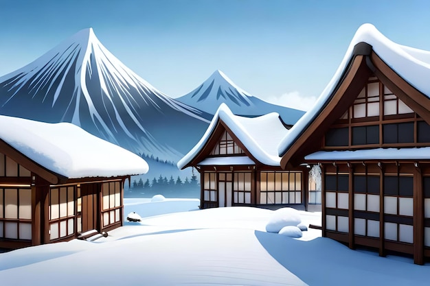 Animated Japanese 3D landscape views with a beautiful natural feel