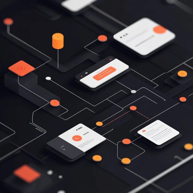 Animated prototype demonstrating user flow and interactions