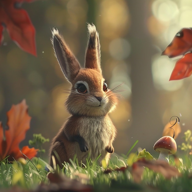 Animated Style Illustration of World Wildlife Day