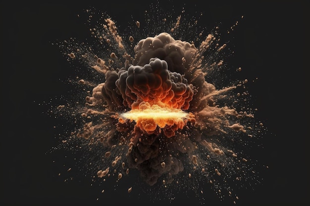 Animation of an explosion with smoke Images of cartoon explosions