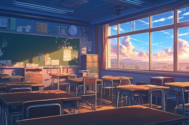 Anime Background School