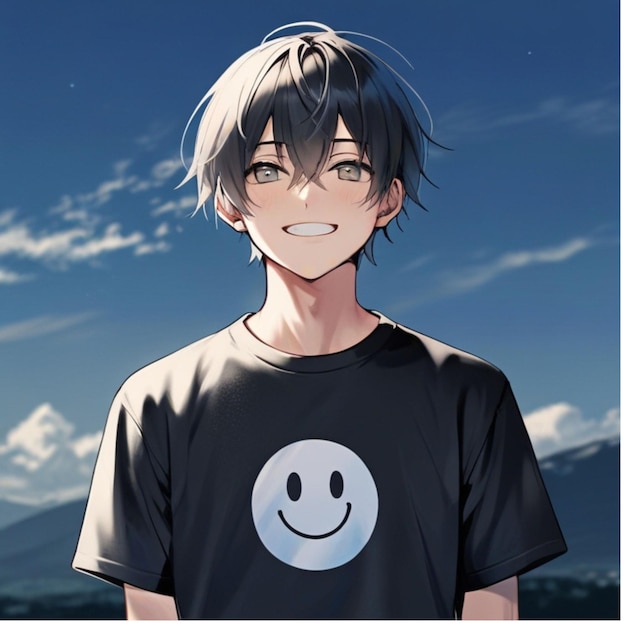 anime happy boy