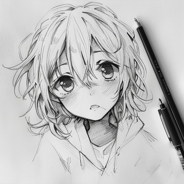 Anime Sketch Wallpaper