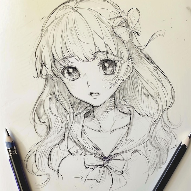 Anime Sketch Wallpaper