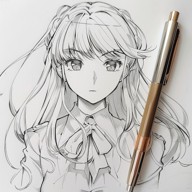 Anime Sketch Wallpaper