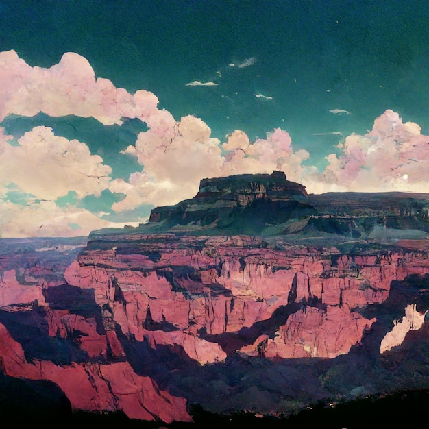 Anime Styled Grand Canyon