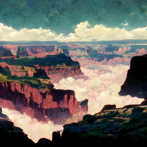 Anime Styled Grand Canyon