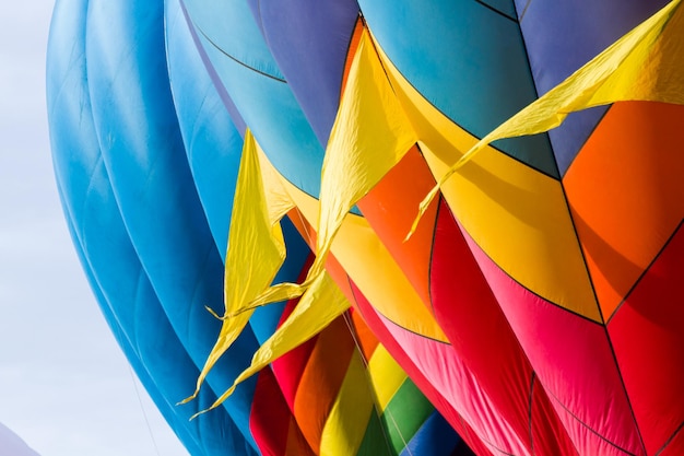 Annual hot air balloon festival in Erie, Colorado.