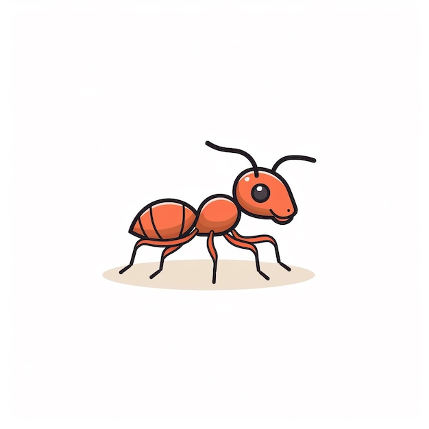 Ant Icon Insect and Nature Symbol Art Logo Illustration