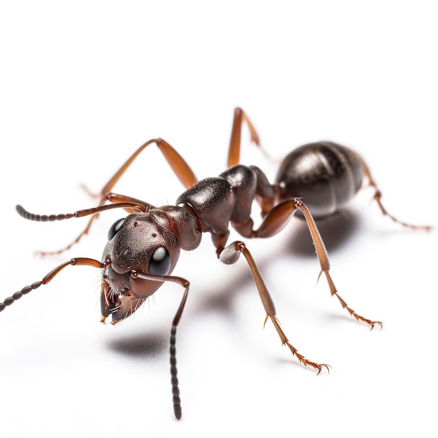 ant isolated on a white background