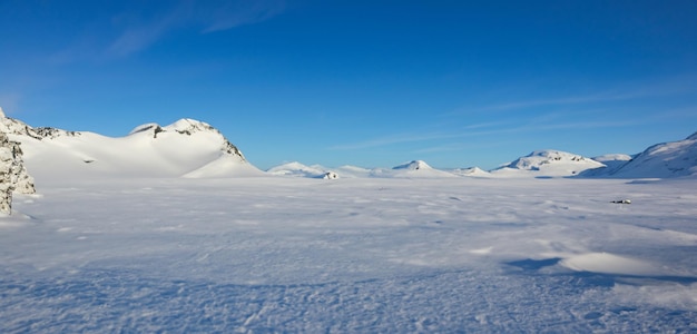 Antarctic ice floor north pole Iceberg 3D illustration