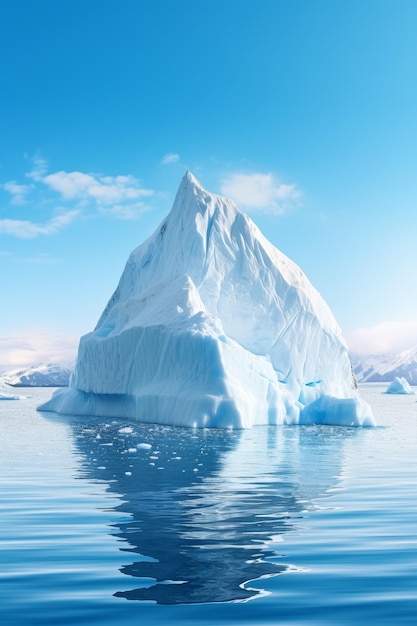 Antarctic sea iceberg Generative AI