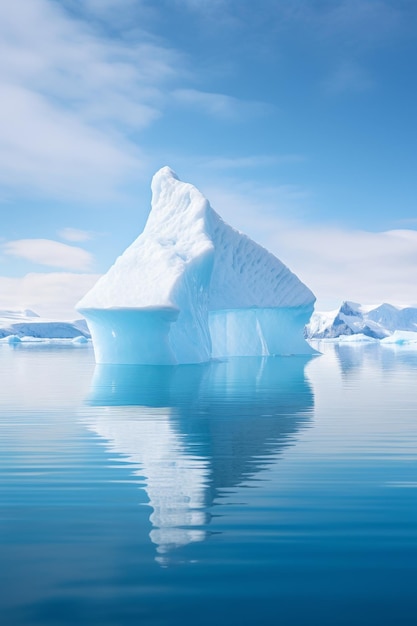 Antarctic sea iceberg Generative AI