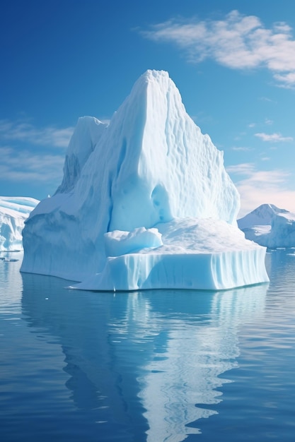 Antarctic sea iceberg Generative AI