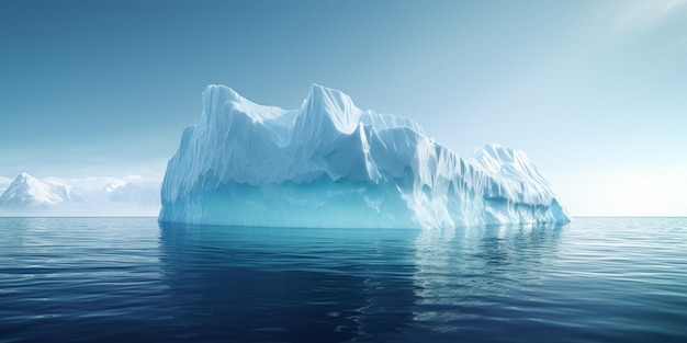 Antarctic sea iceberg Generative AI