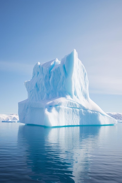 Antarctic sea iceberg Generative AI