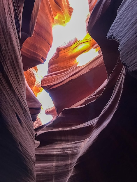 Antelope Canyon in the Navajo Reservation near Page Arizona USA