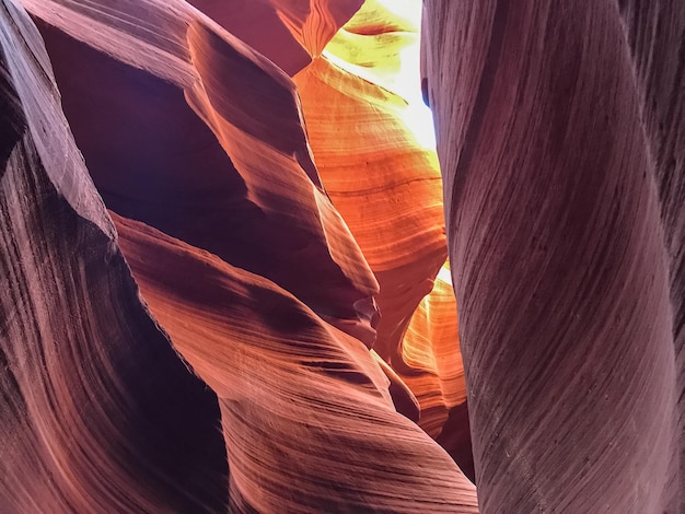 Antelope Canyon in the Navajo Reservation near Page Arizona USA