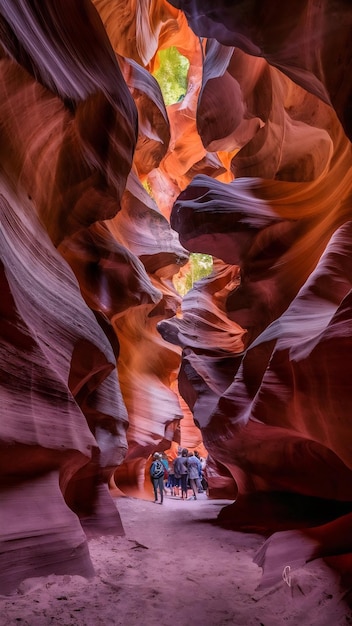 antelope canyon near page arizona usa