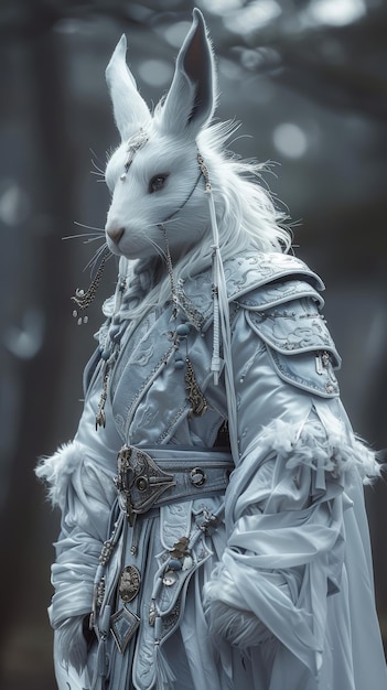 anthropomorphic rabbit character fantasy art