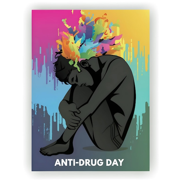 Anti drug day poster