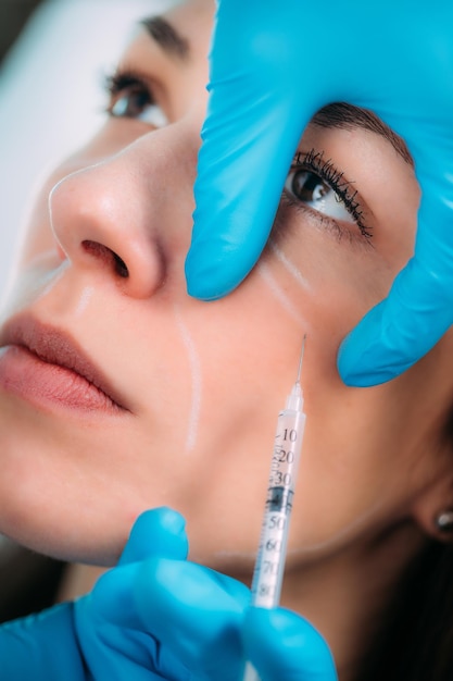 AntiAging Treatment Dermal Filler Injection