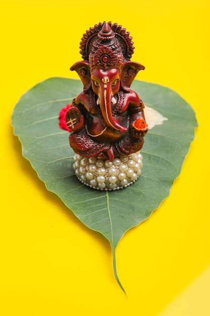 Antique lord ganesha sculpture or statue for ganesha festival