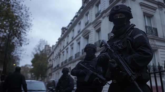 Photo antiterrorism officers conducting a security sweep demonstrating the vigilance required to prevent potential attacks