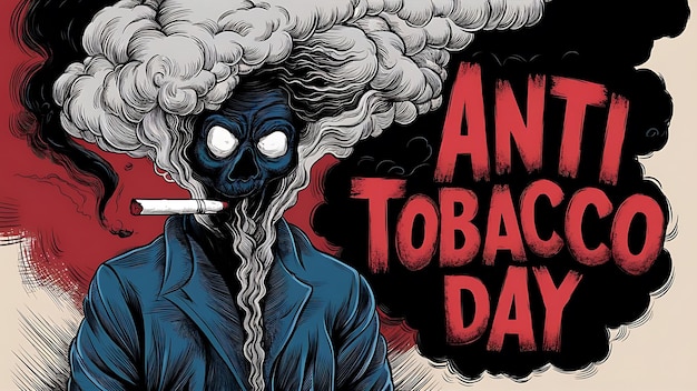 AntiTobacco Day Motivational Quotes Illustrationtypography