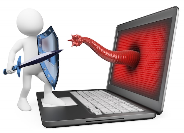 Antivirus protection fighting against computer virus