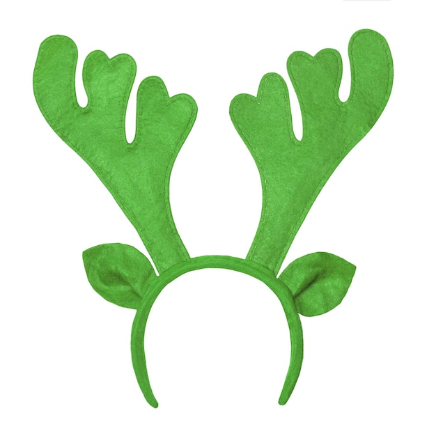 Antlers of a deer toy headband isolated on white background