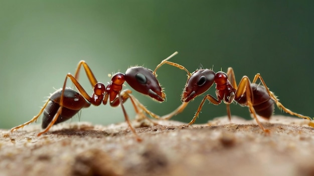 ants are being held by a mantis