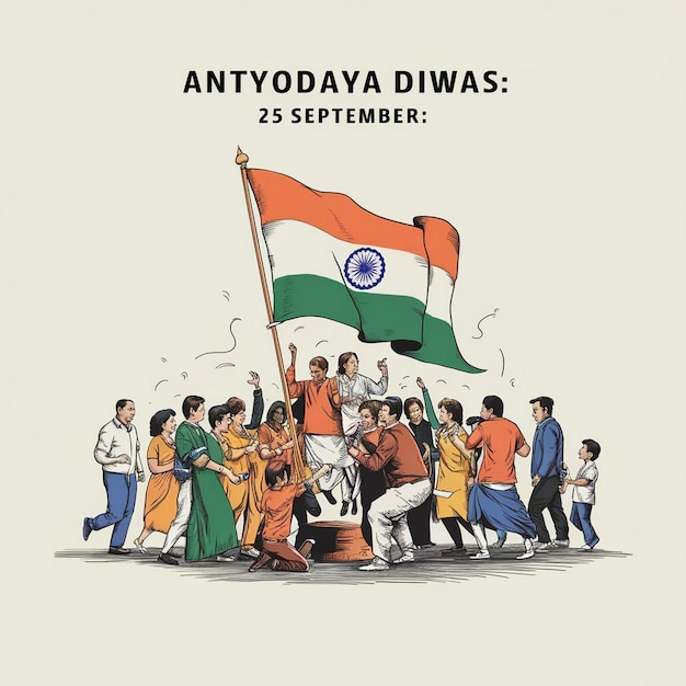 Antyodaya Diwas Celebration Design