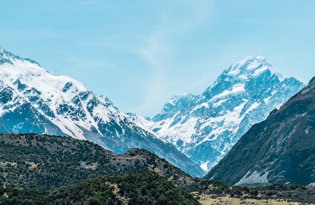 aoraki mount cook the highest mountain in new zealand