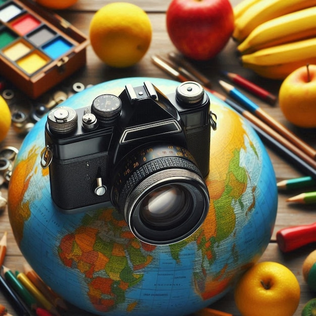 Photo aperture artistry commemorating the art of photography on world photography day