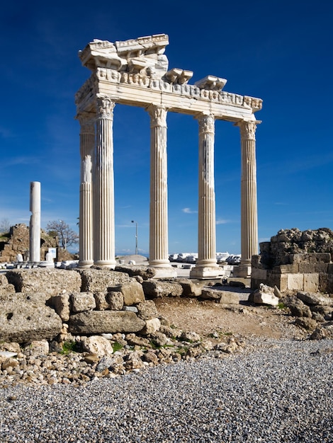 Apollo Temple in Side, Turquoise Coast, Antalya Province, Turkey