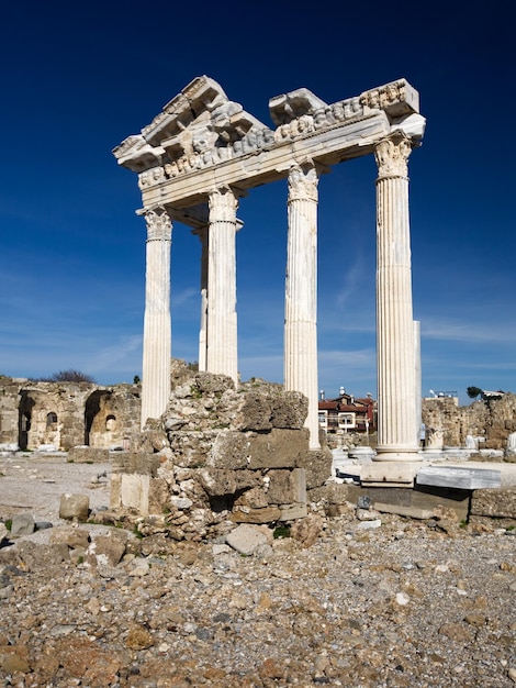 Apollo Temple in Side, Turquoise Coast, Antalya Province, Turkey