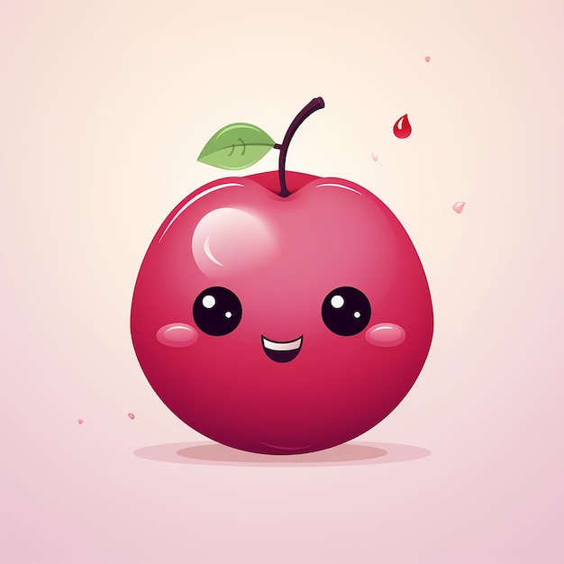 Photo apple cartoon