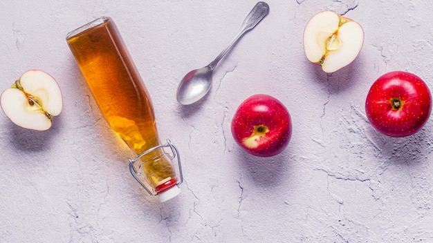 Apple cider vinegar or fermented fruit drink