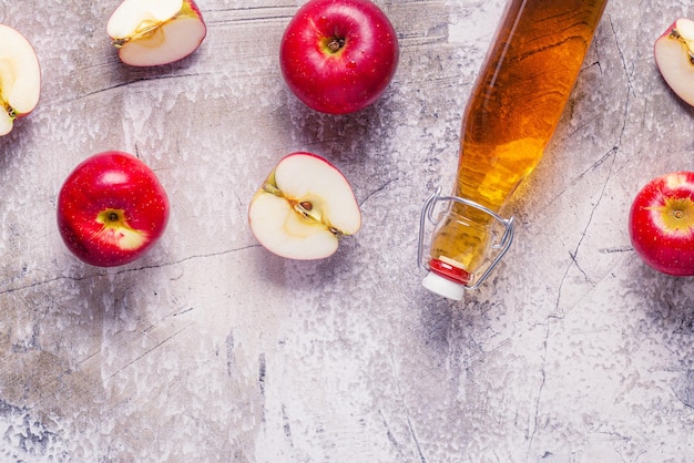 Apple cider vinegar or fermented fruit drink