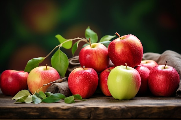 Apple Orchard Delight Apples on the Tree Branches