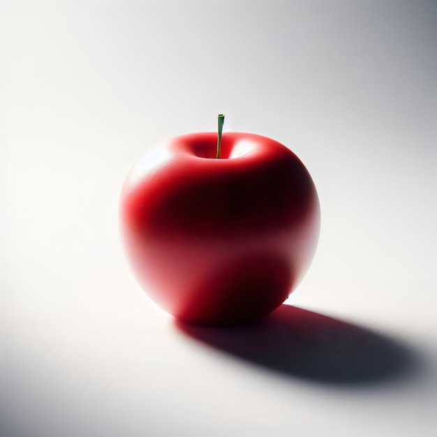 Apple on white background generative with Ai