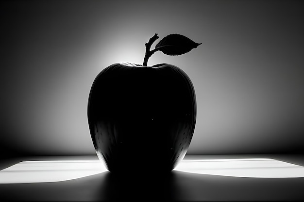 apple on white background