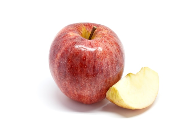 Apple white background.