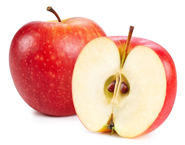 Apples isolated on white